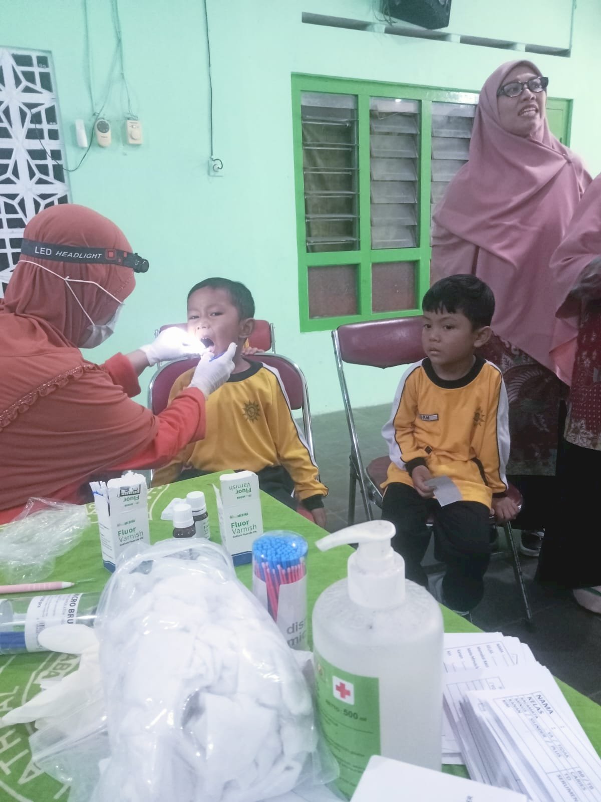 Cek Kesehatan Gratis di TK ABA 3 Barenglor