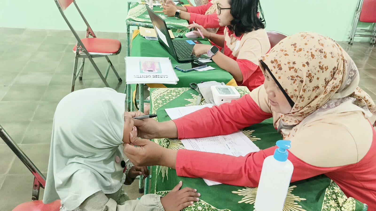 Cek Kesehatan Gratis di TK ABA 3 Barenglor