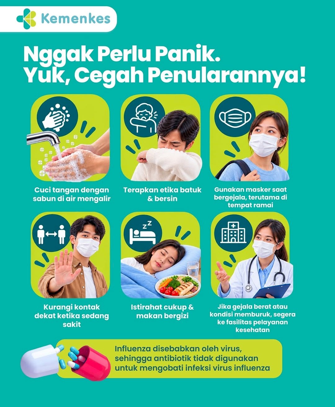 Kenali Influenza, Cegah Penularannya!