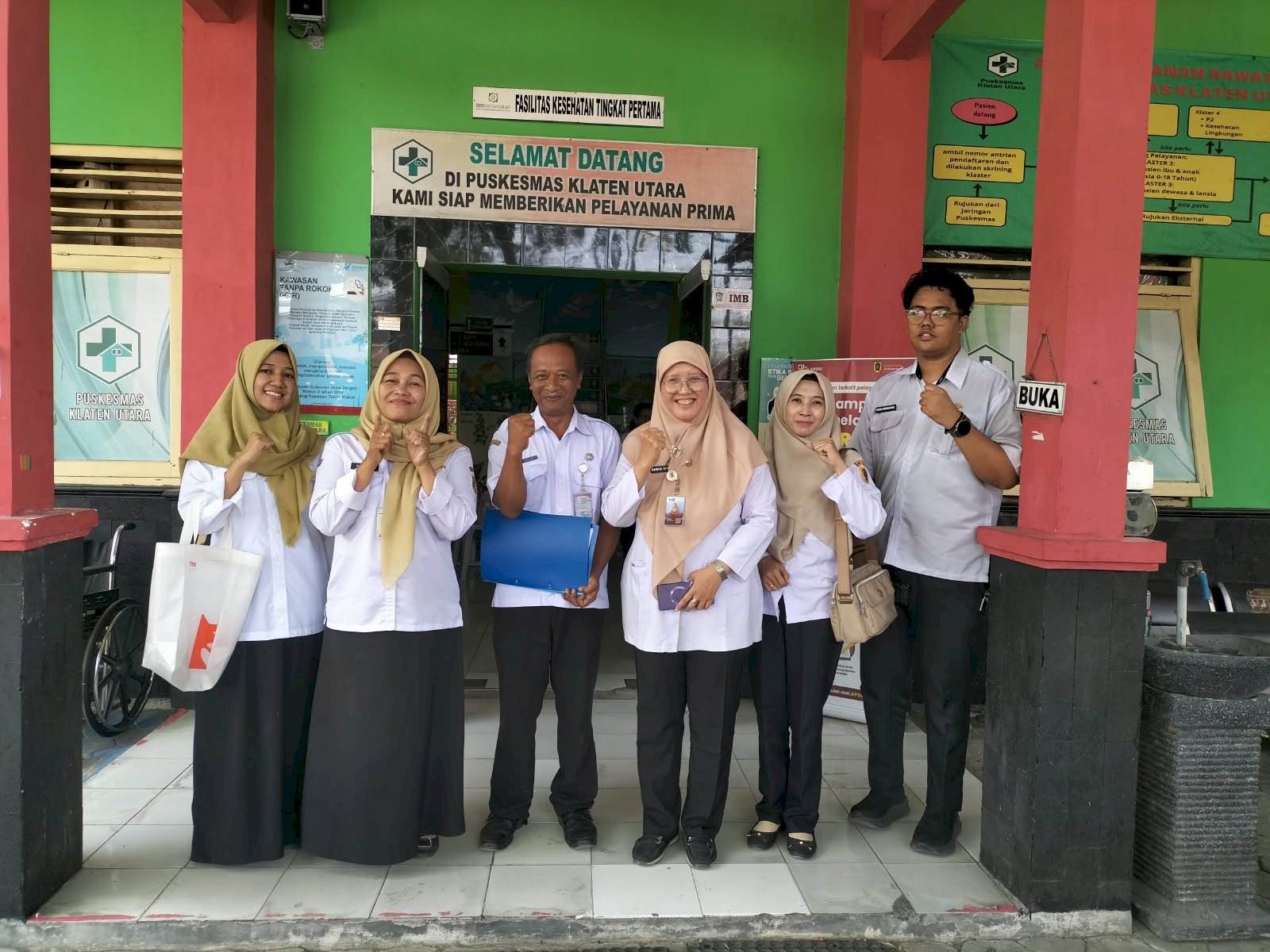 Monitoring dan Evaluasi Dinsosp3AKB di Puskesmas Klaten Utara